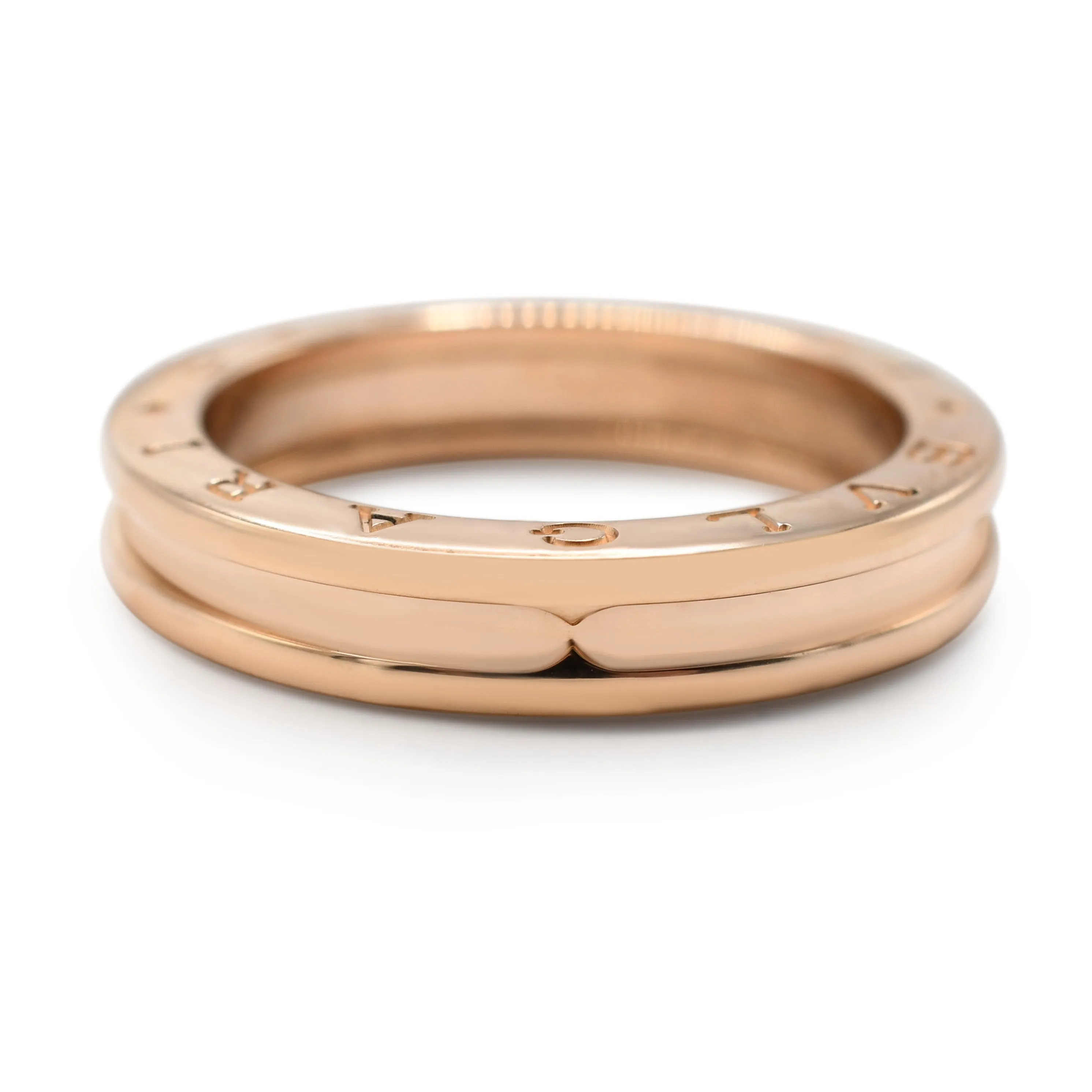Bvlgari B.Zero1 One-Band Ring Size 62 - Rose