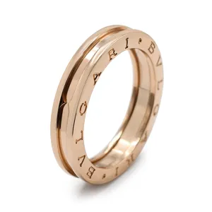 Bvlgari B.Zero1 One-Band Ring Size 62 - Rose