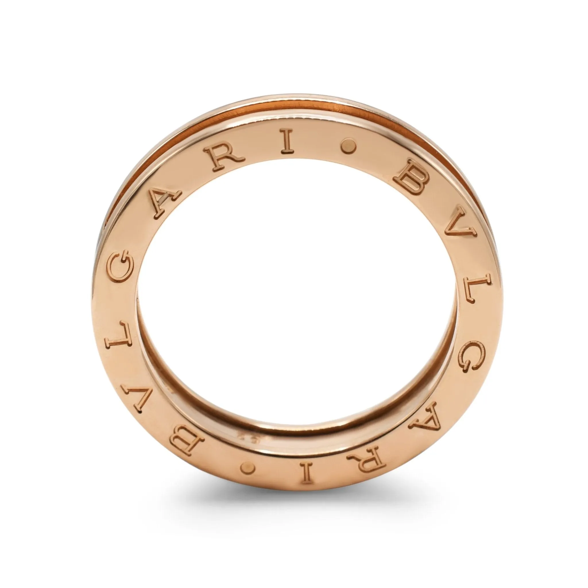 Bvlgari B.Zero1 One-Band Ring Size 62 - Rose