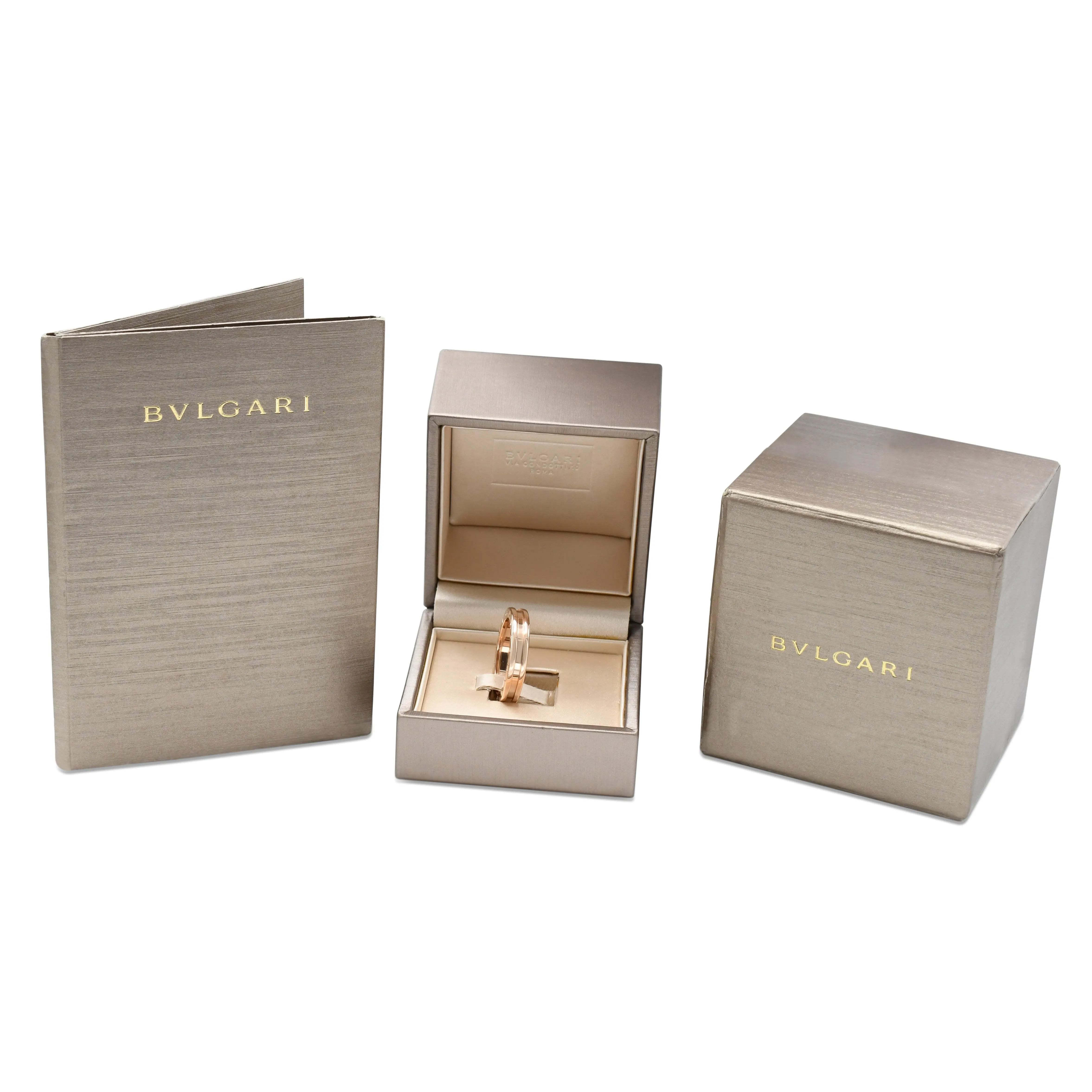 Bvlgari B.Zero1 One-Band Ring Size 62 - Rose