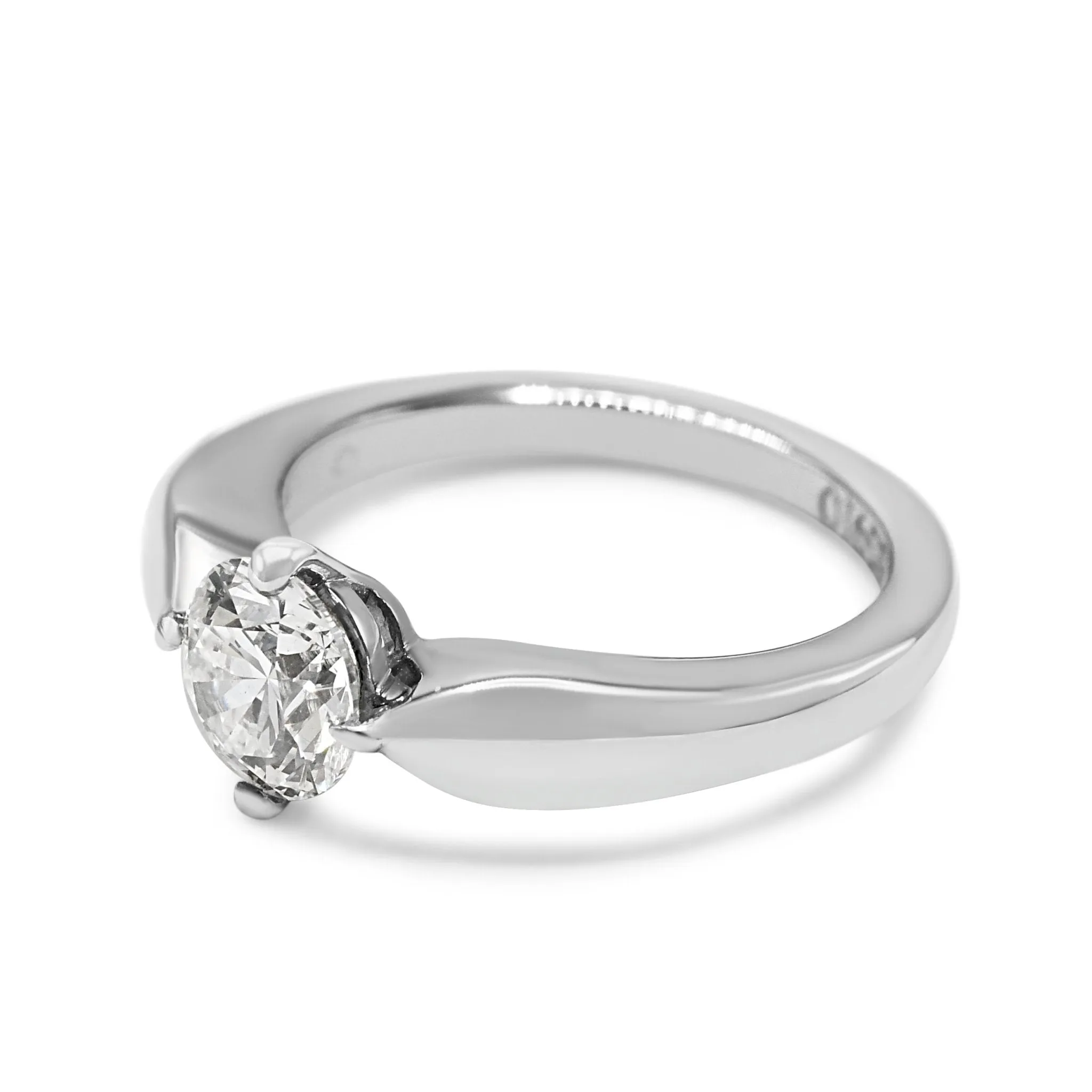 Bvlgari Dedicata a Venezia: Torcello Solitaire Diamond Ring - Platinum