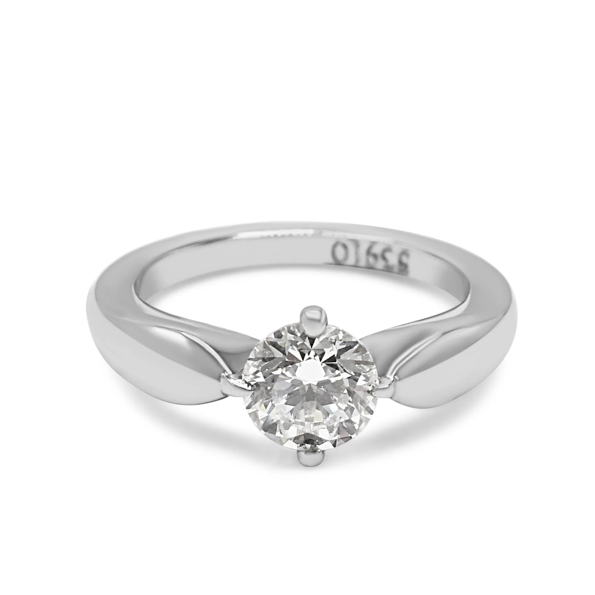 Bvlgari Dedicata a Venezia: Torcello Solitaire Diamond Ring - Platinum