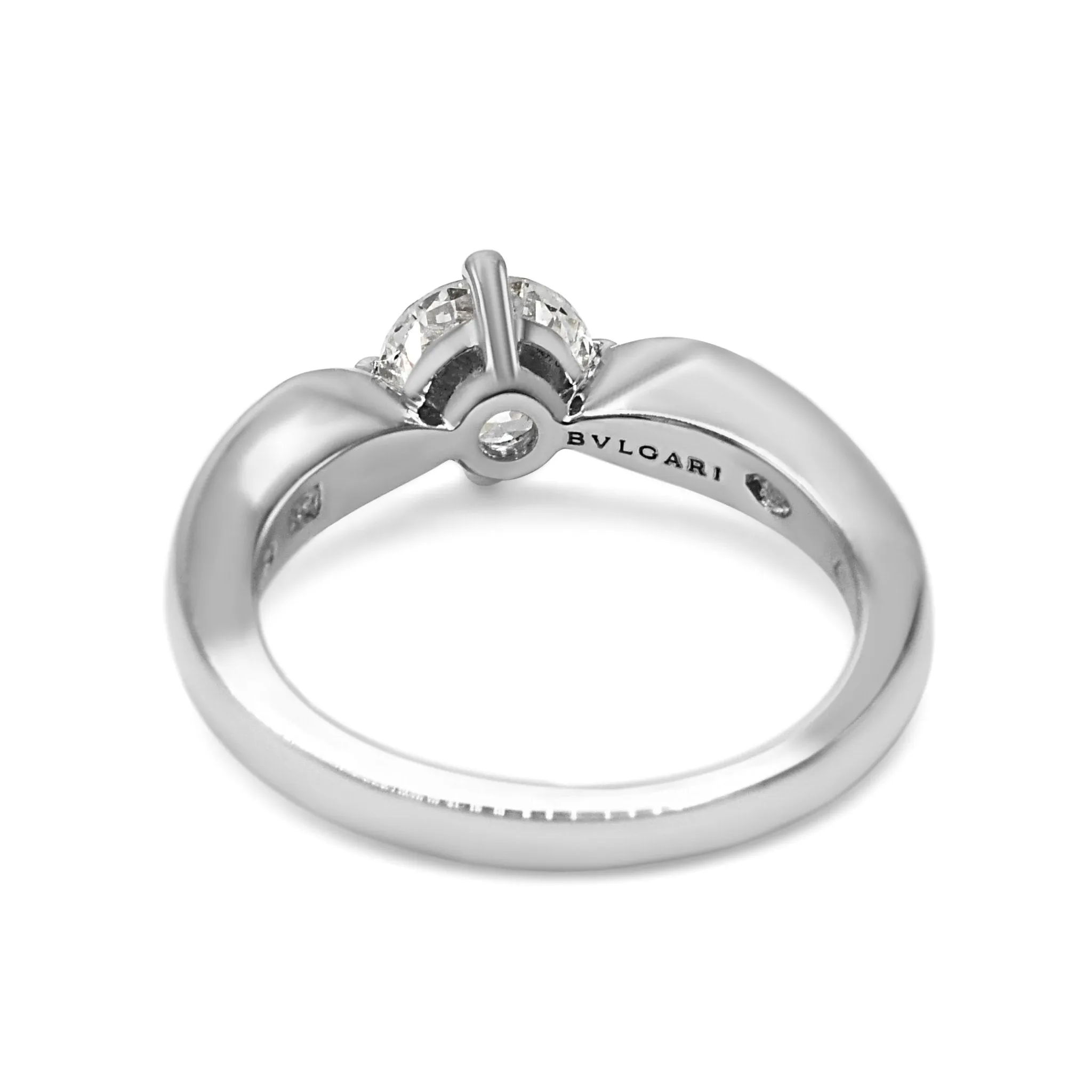 Bvlgari Dedicata a Venezia: Torcello Solitaire Diamond Ring - Platinum