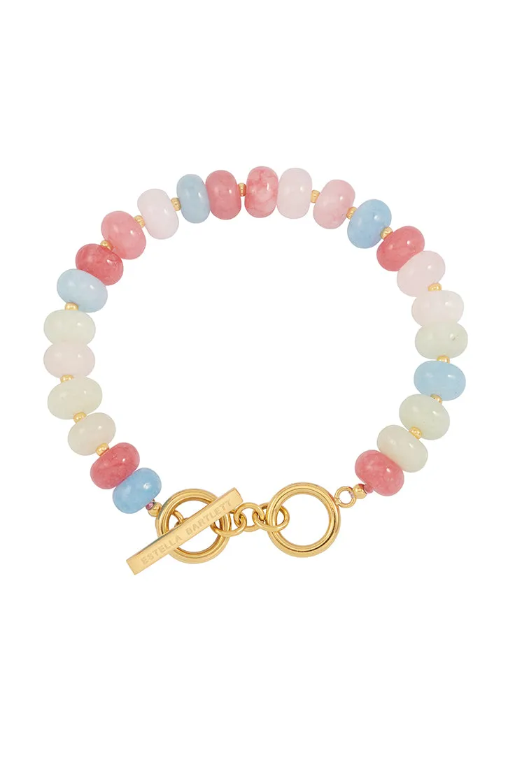 Candy Gemstone T-Bar Bracelet