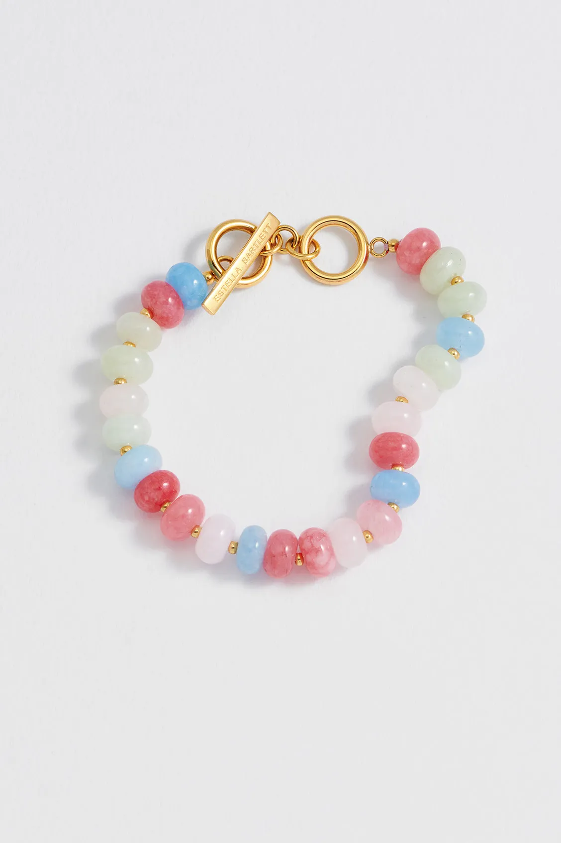 Candy Gemstone T-Bar Bracelet