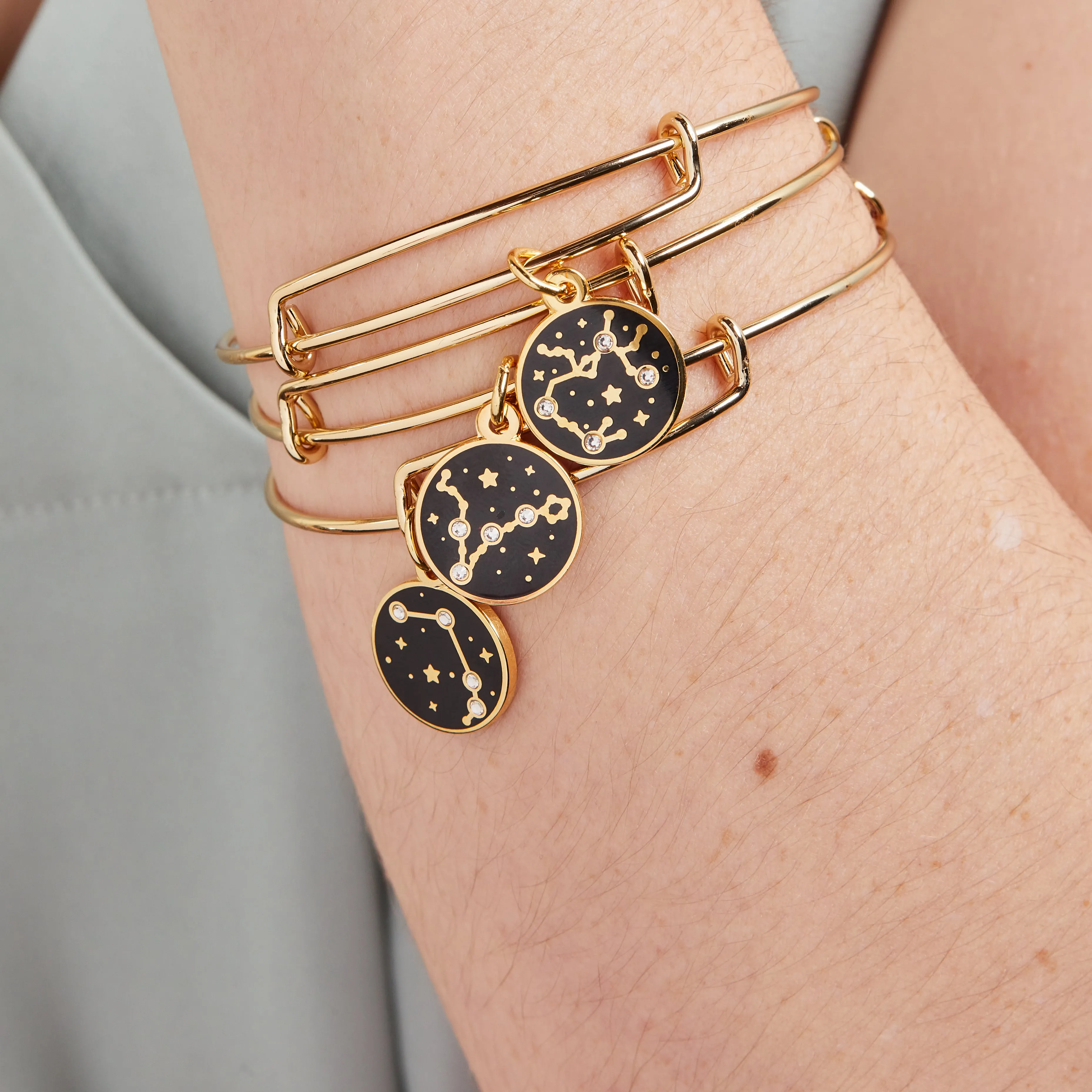 Capricorn Zodiac Charm Bangle