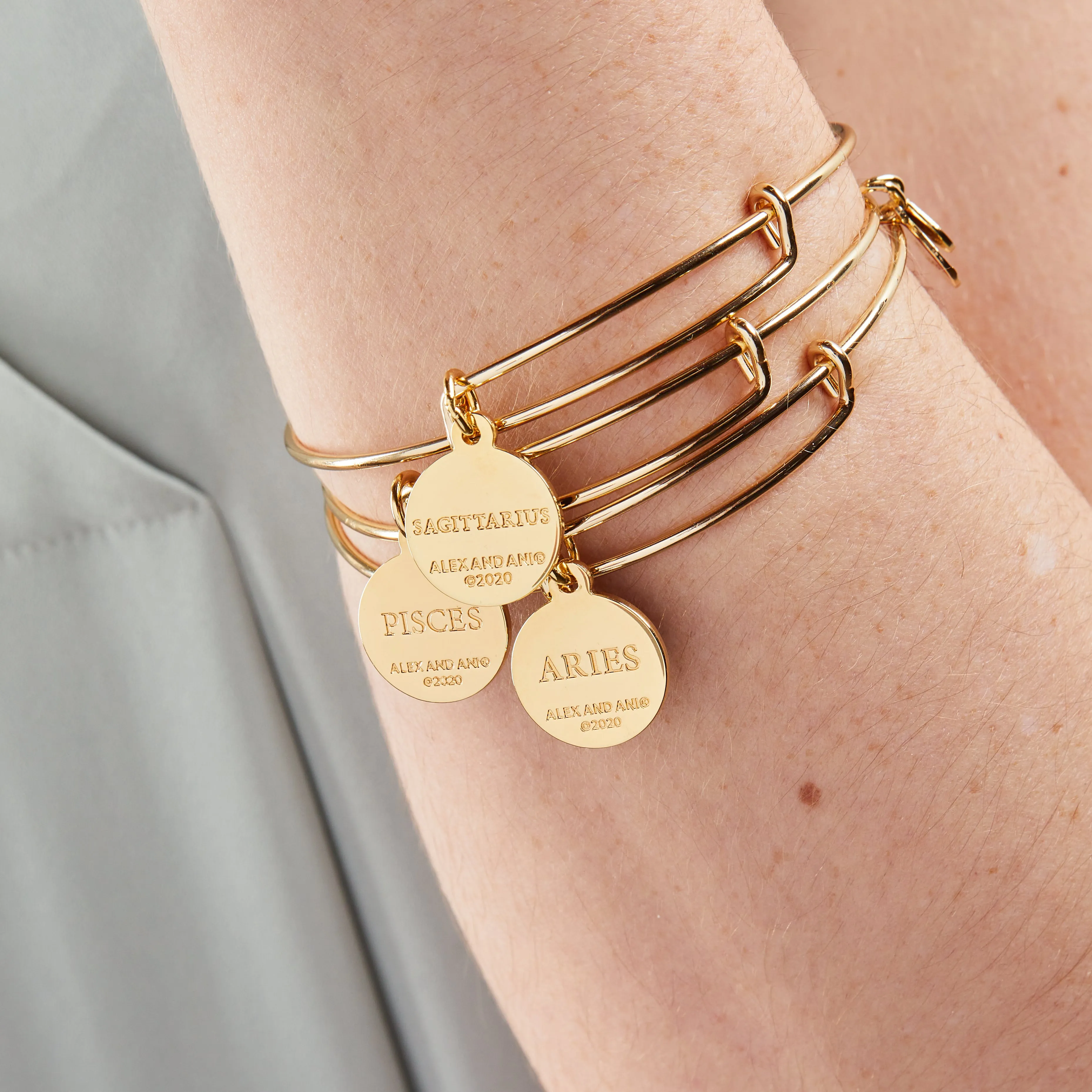Capricorn Zodiac Charm Bangle