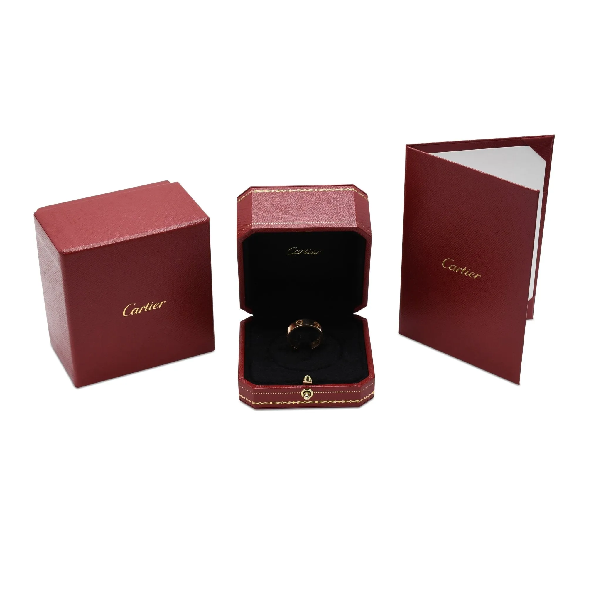 Cartier 5.5mm Love Ring Size 55 - 18ct Rose Gold