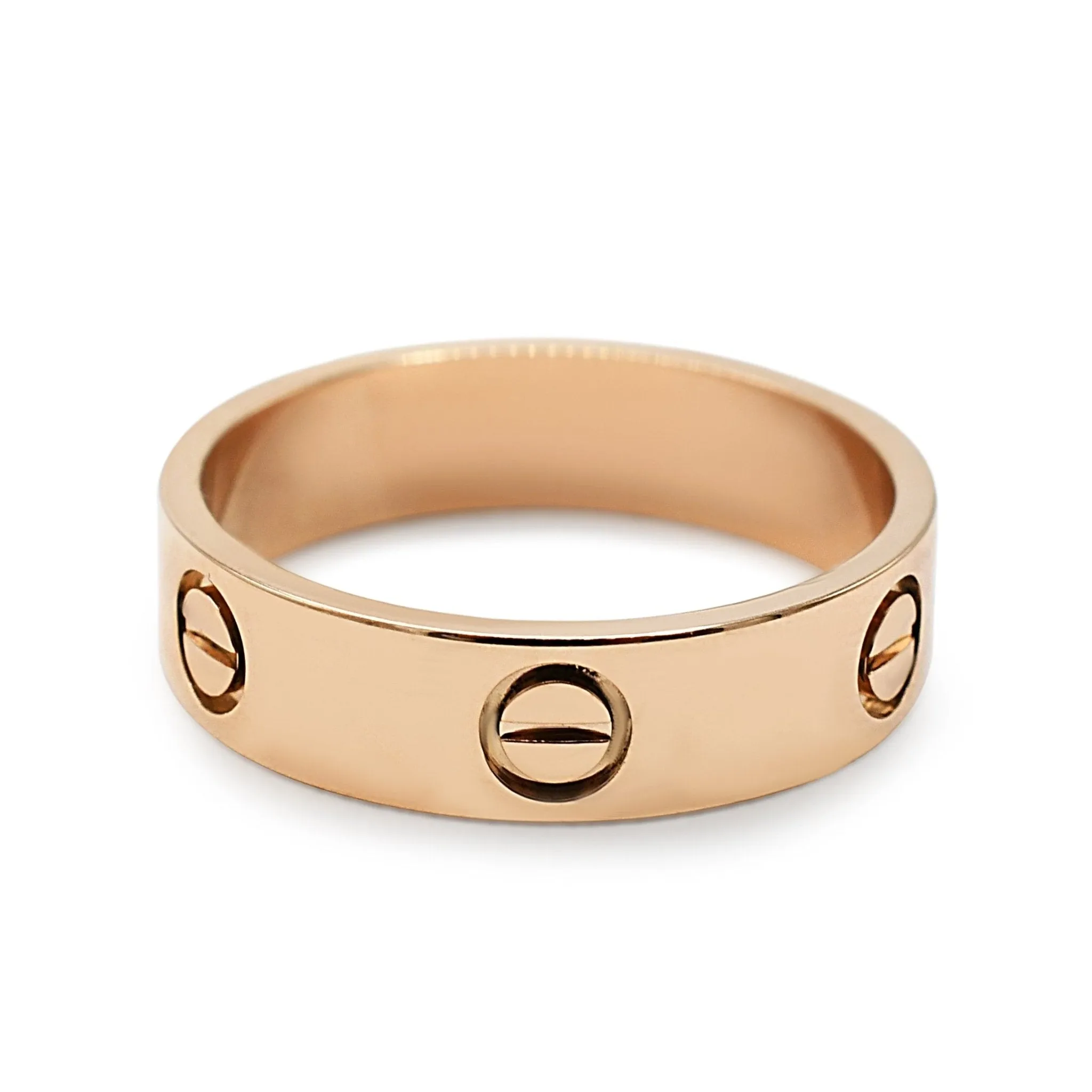 Cartier 5.5mm Love Ring Size 60 - 18ct Rose Gold