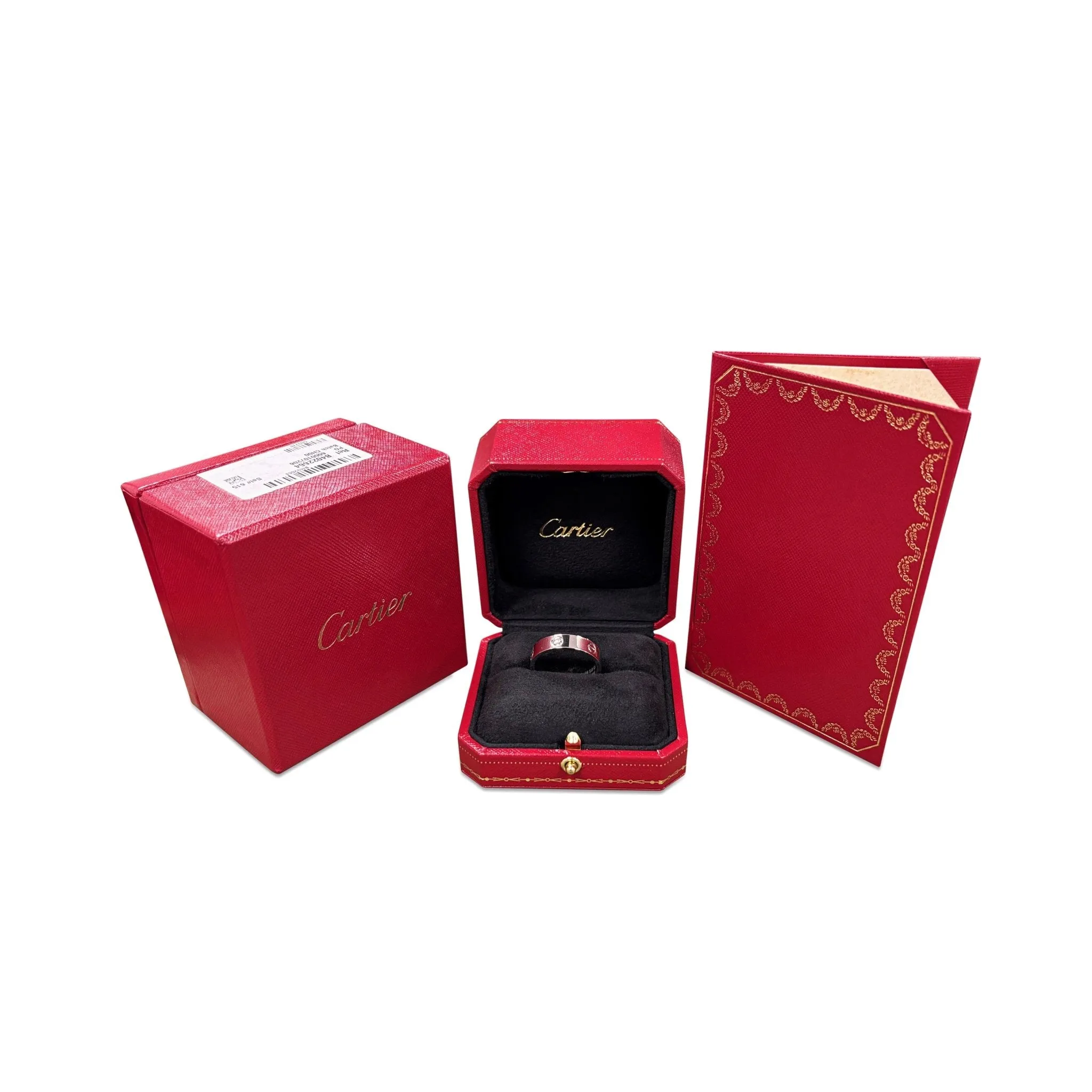 Cartier 5.5mm Love Ring Size 68 - 18ct White Gold