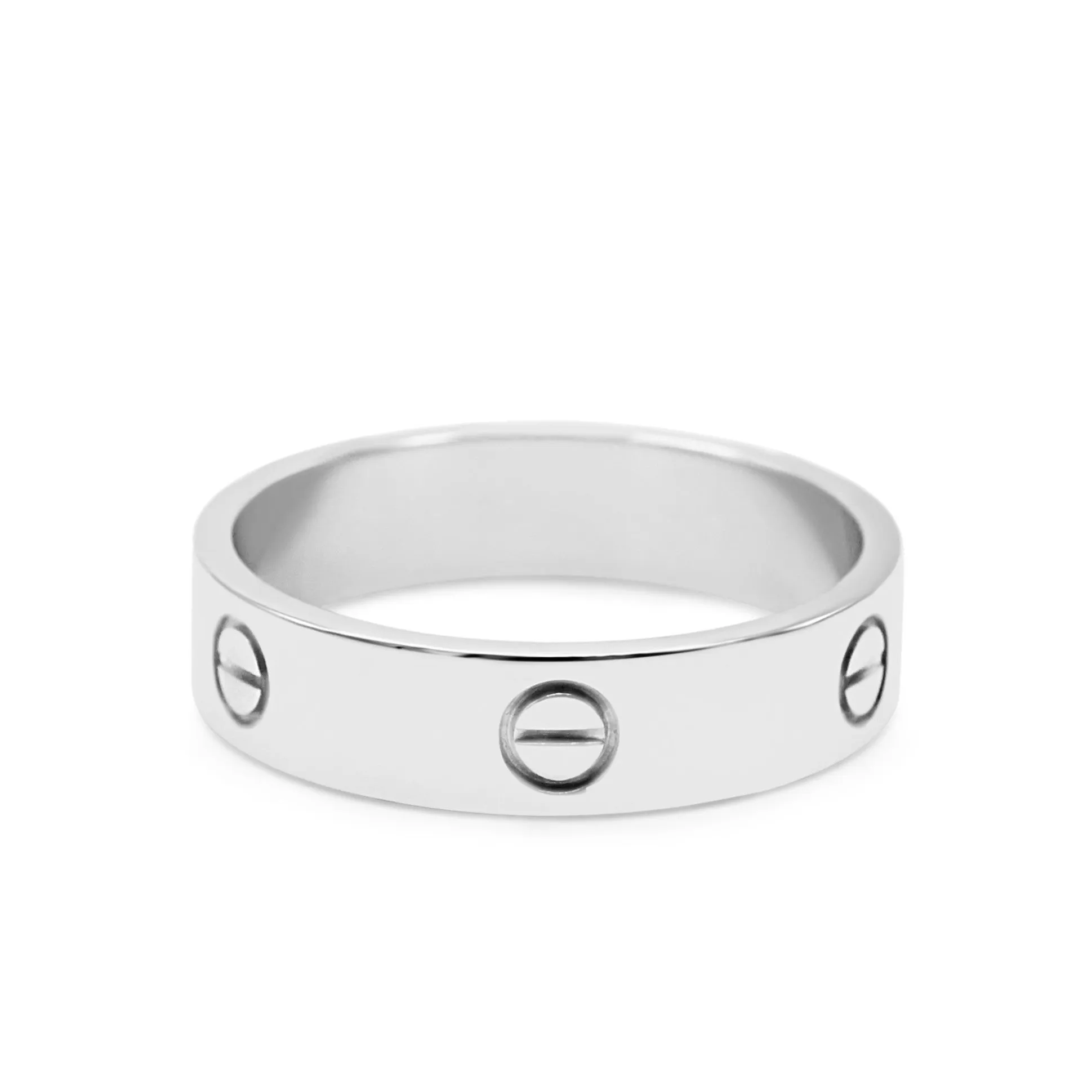 Cartier 5.5mm Love Ring Size 68 - 18ct White Gold