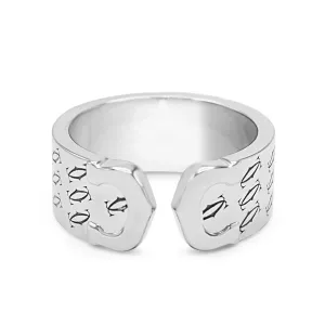 Cartier C De Cartier Size 51 - 18ct White Gold Ring
