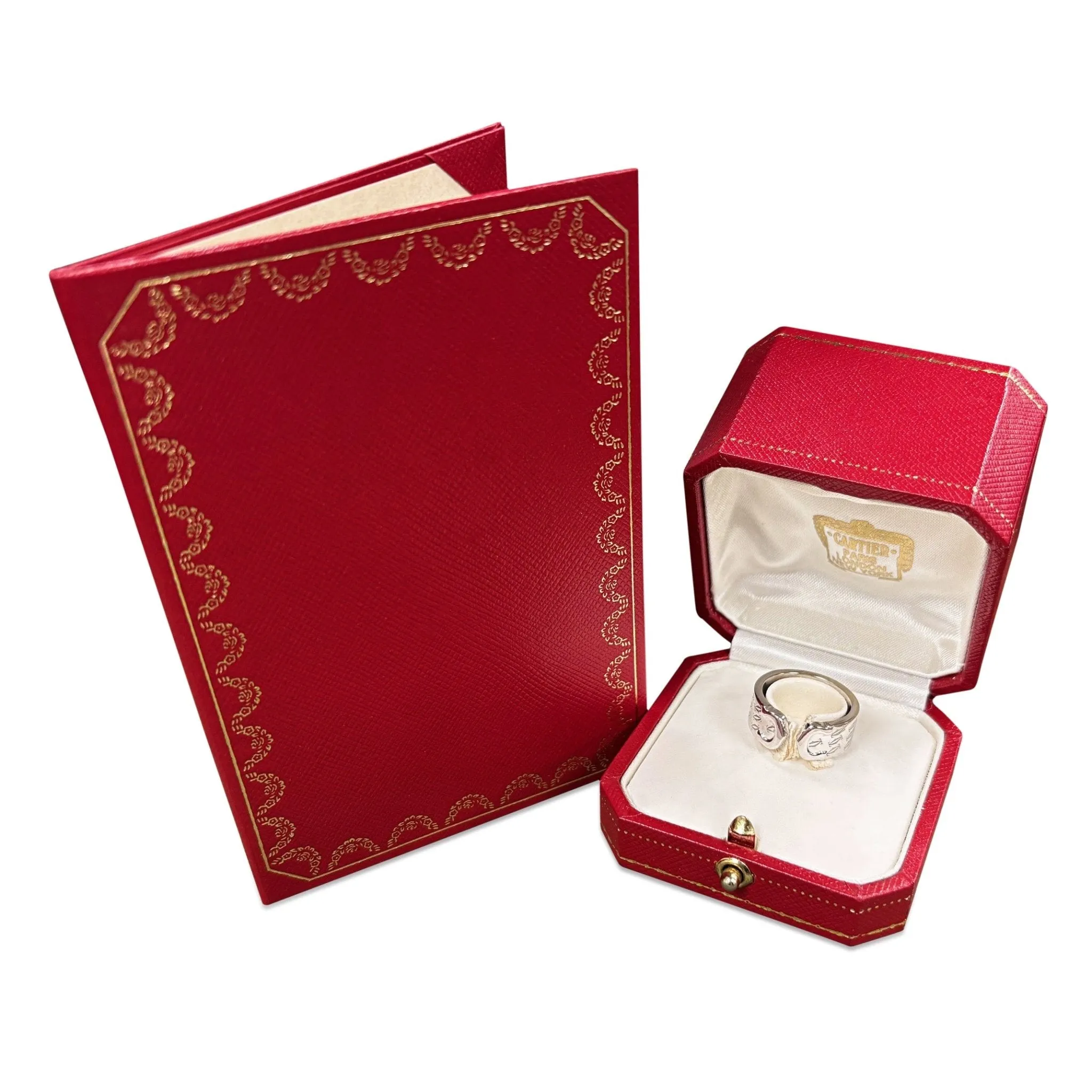 Cartier C De Cartier Size 51 - 18ct White Gold Ring