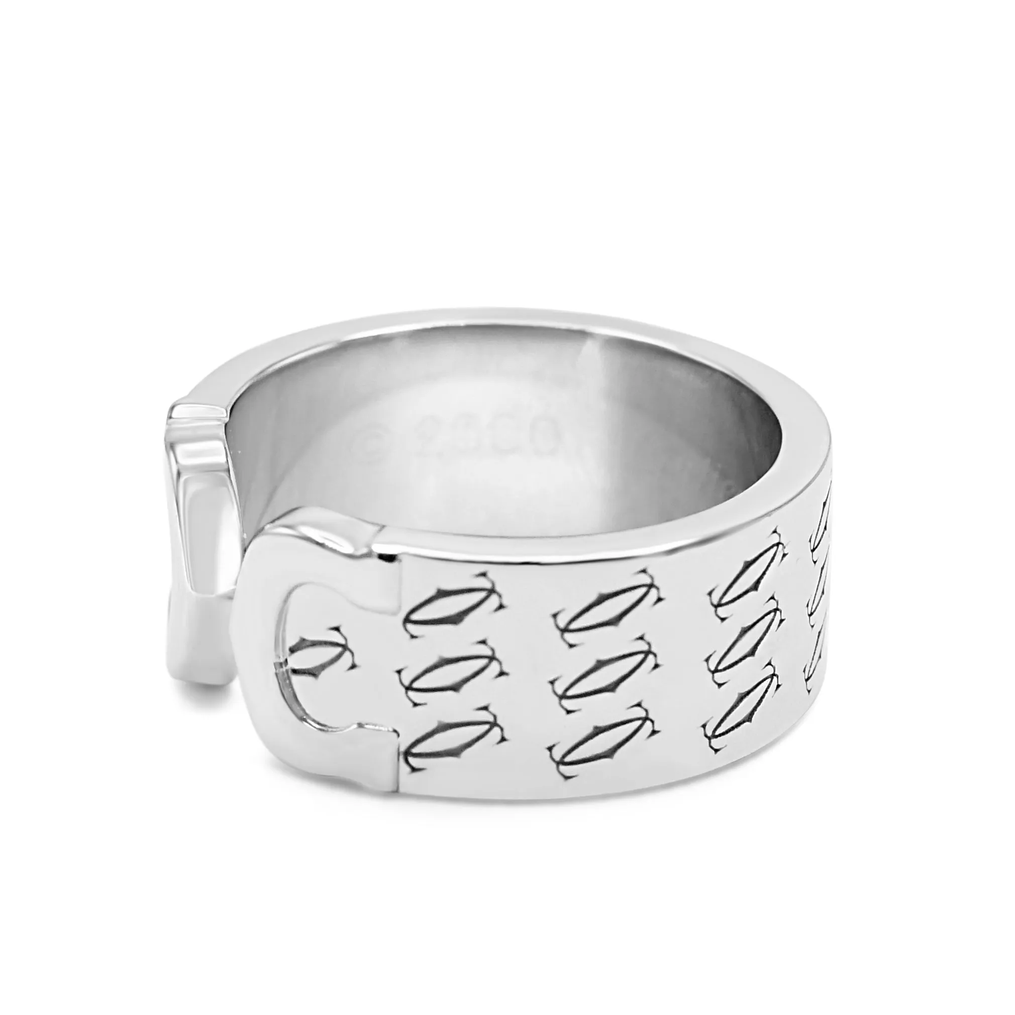 Cartier C De Cartier Size 51 - 18ct White Gold Ring