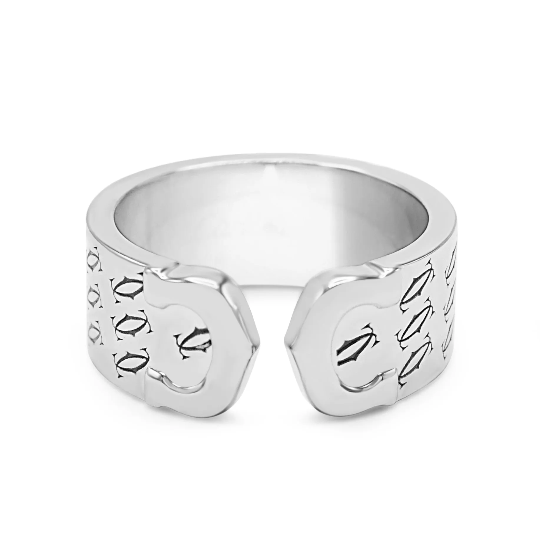 Cartier C De Cartier Size 51 - 18ct White Gold Ring