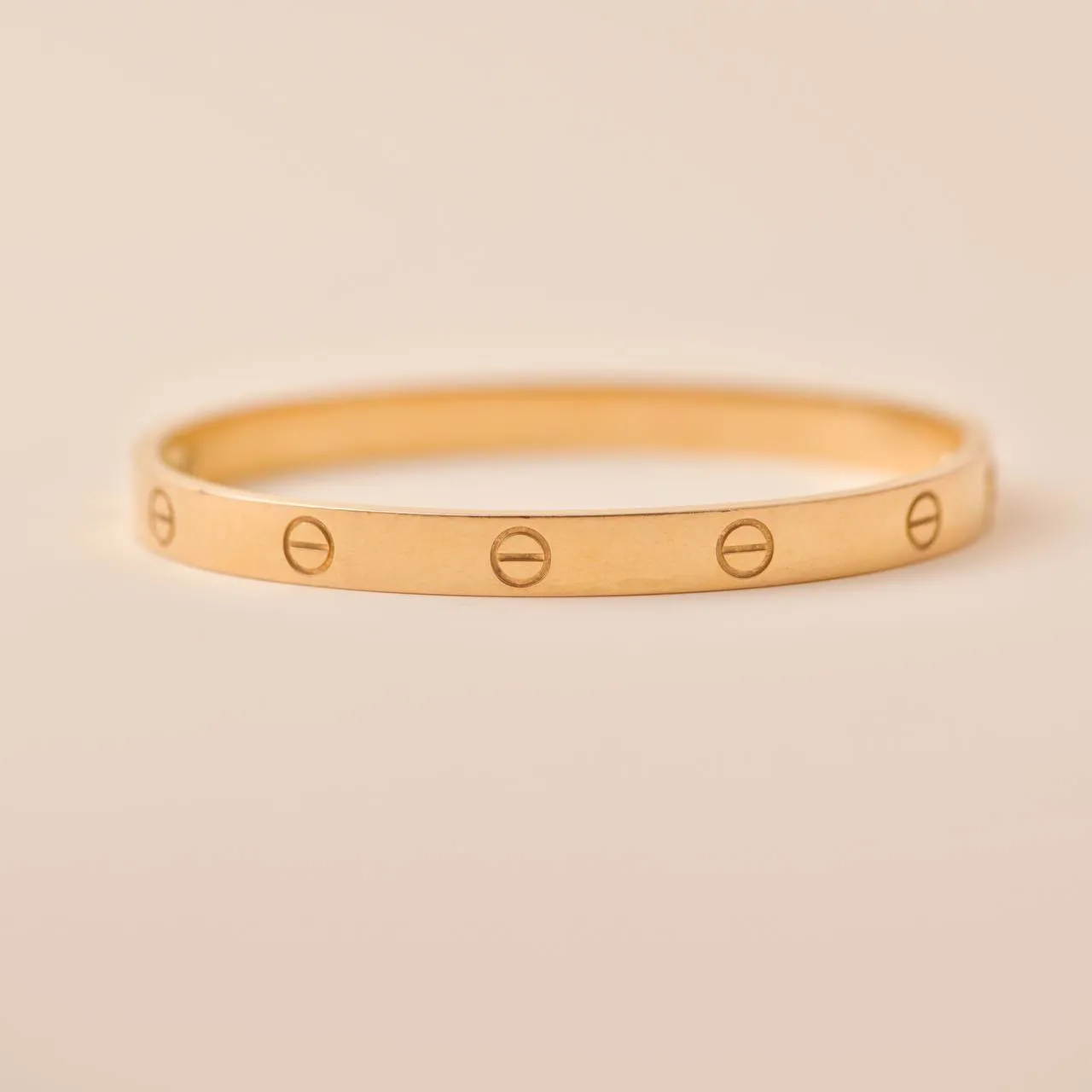 Cartier Love Bracelet 18K Rose Gold Size 19