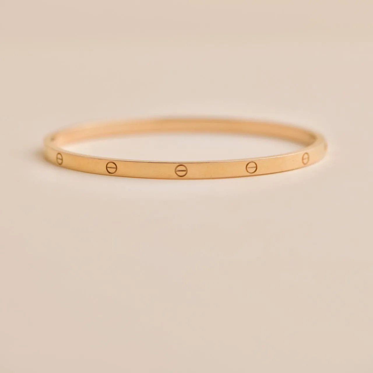 Cartier Love Rose Gold Small Model Bracelet Size 19