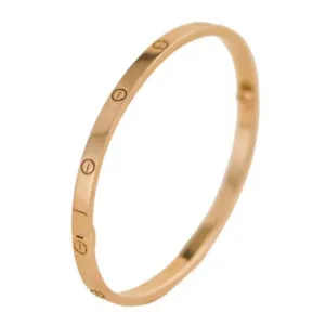 Cartier Love Rose Gold Small Model Bracelet Size 19