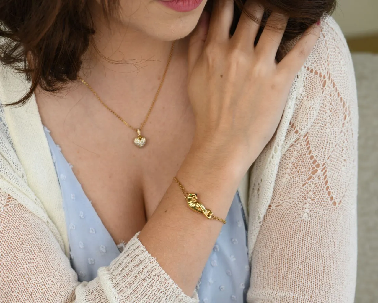 Cartier Panth??re De Cartier 18K Yellow Gold Chain Bracelet