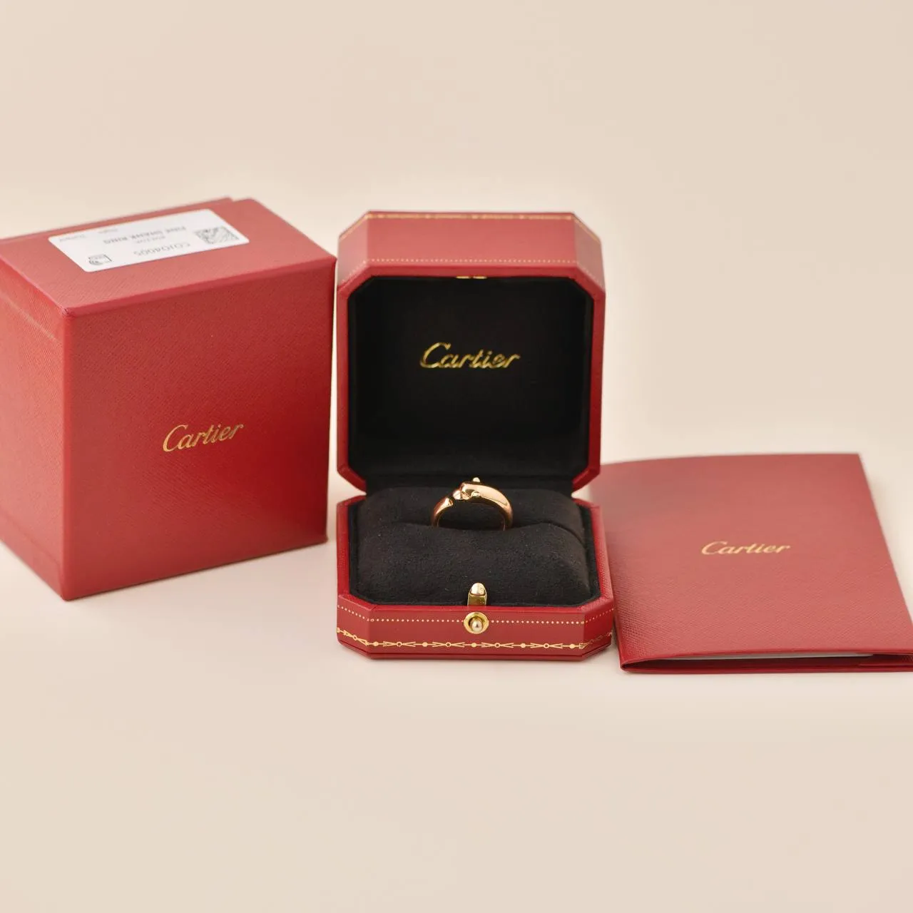 Cartier Panth??re de Cartier Rose Gold Ring Size 55