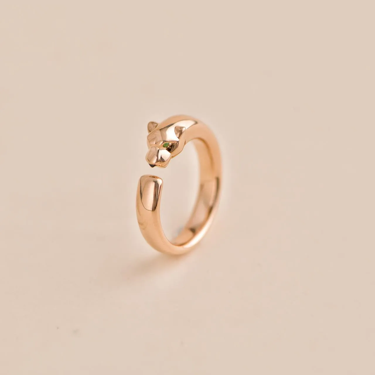 Cartier Panth??re de Cartier Rose Gold Ring Size 55
