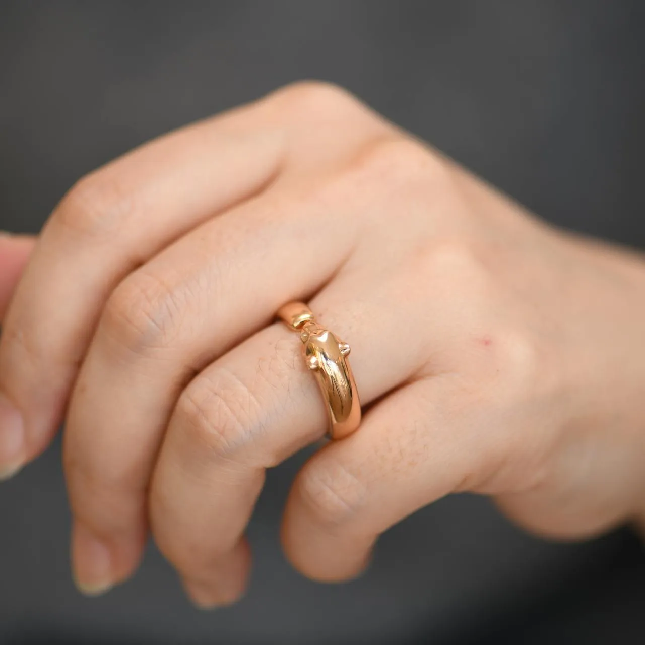 Cartier Panth??re de Cartier Rose Gold Ring Size 55