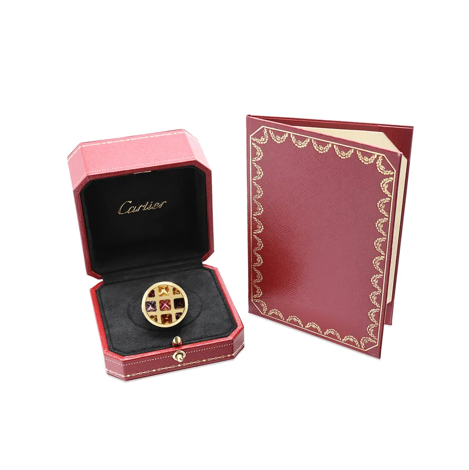 Cartier Pasha Multi Gem Set Circular Ring - 18ct Yellow Gold