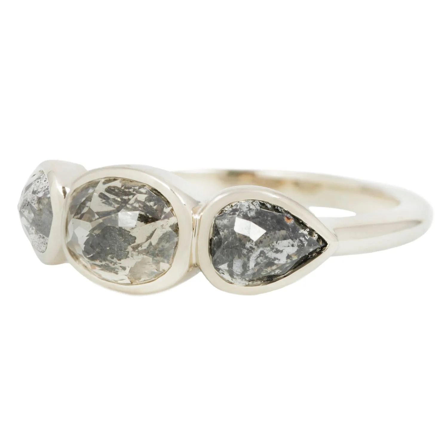Cosmos Three Stone Ring