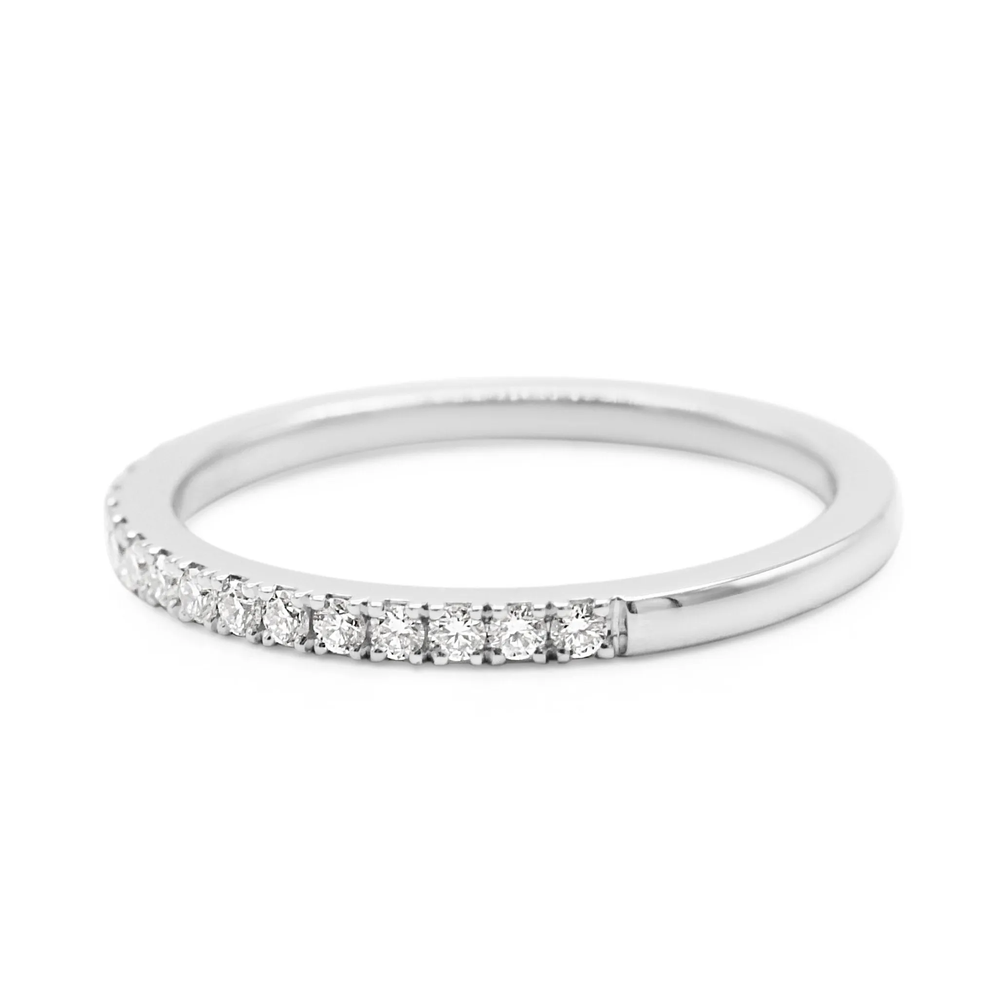 De Beers Classic Diamond Half Eternity Ring - Platinum