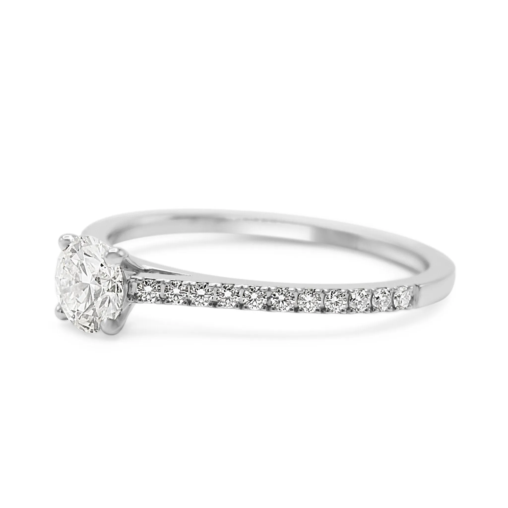 De Beers Diamond Solitaire Brilliant Diamond Ring - Platinum