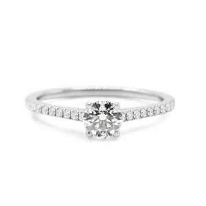 De Beers Diamond Solitaire Brilliant Diamond Ring - Platinum