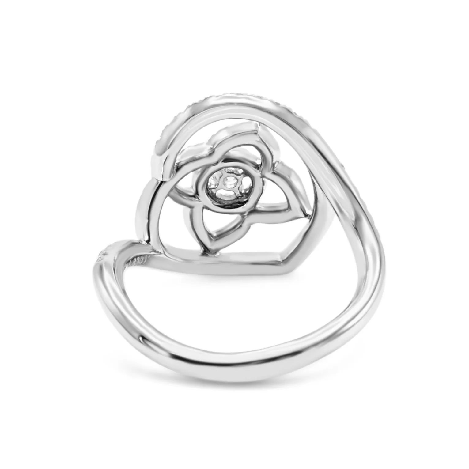 De Beers Enchanted Lotus Diamond Ring - 18ct White Gold