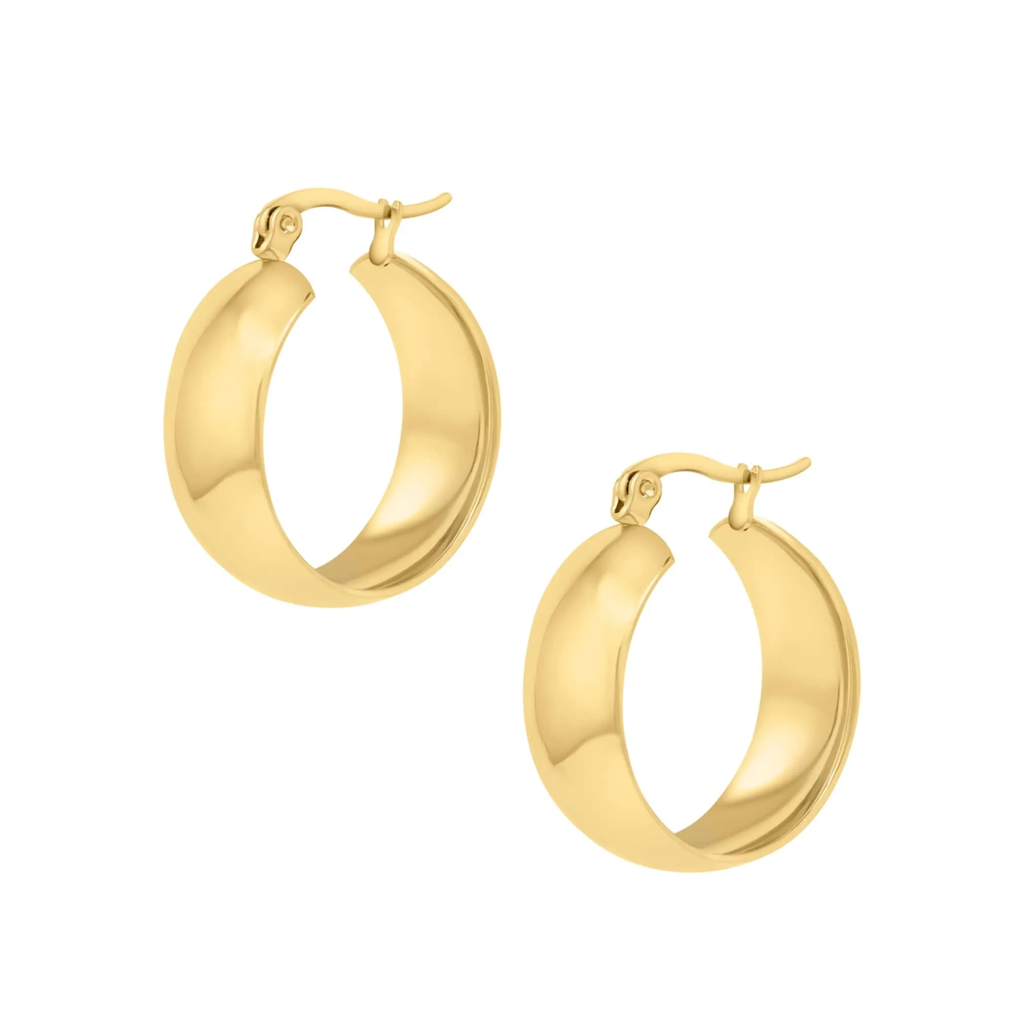 Dedication Hoop Earrings