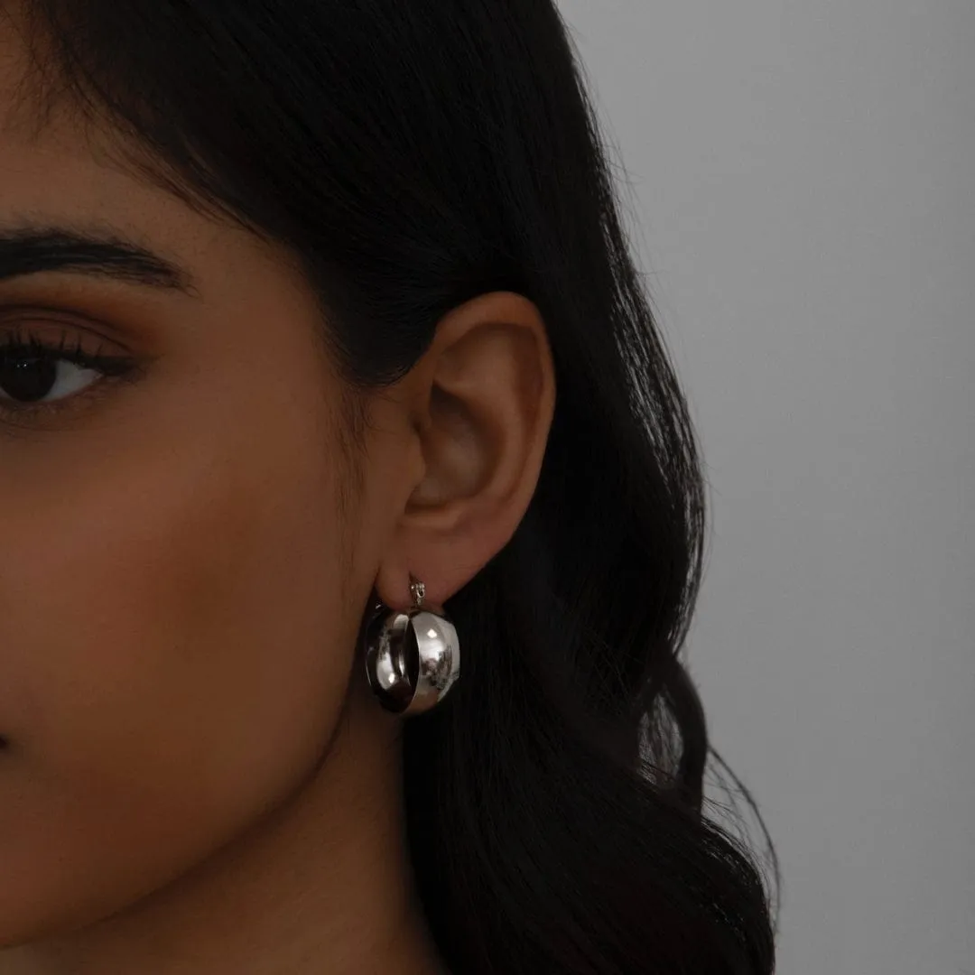 Dedication Hoop Earrings