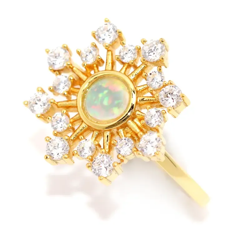 Ella Opal Burst Ring