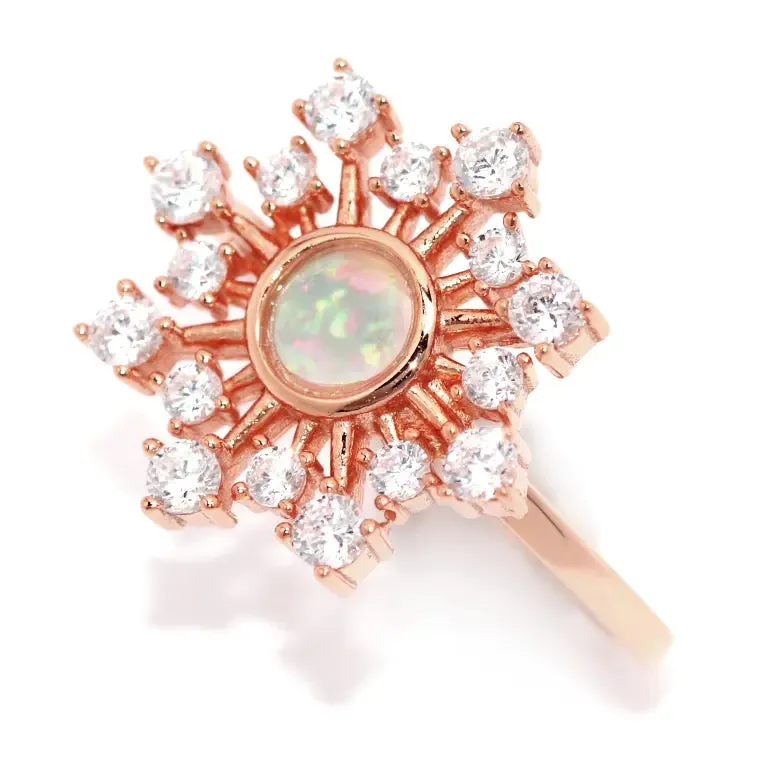 Ella Opal Burst Ring