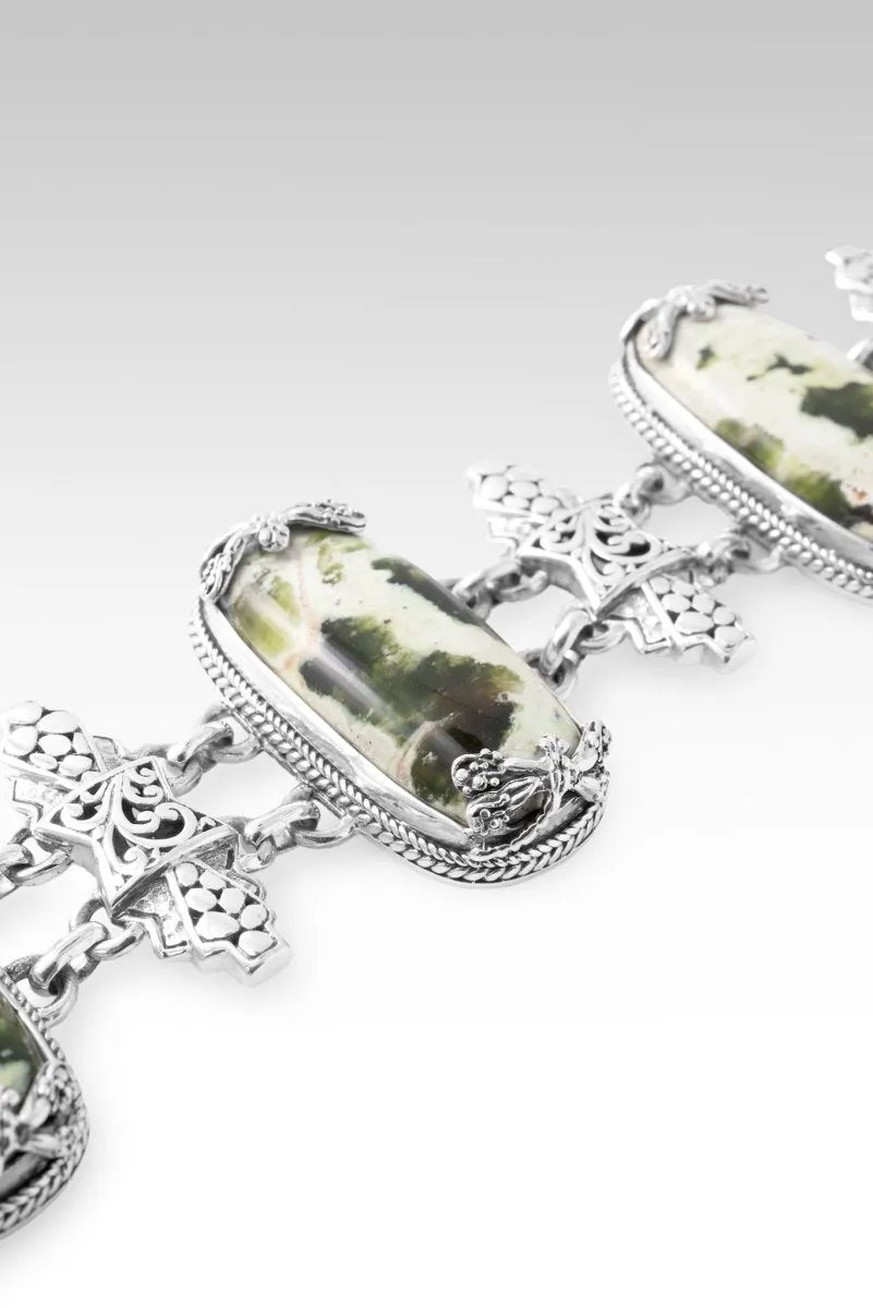 Embrace Transformation Bracelet? in Chrome Chalcedony