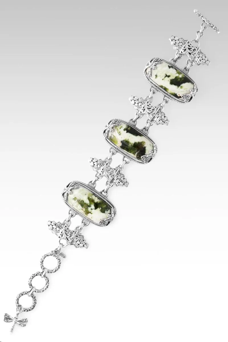 Embrace Transformation Bracelet? in Chrome Chalcedony