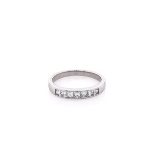 Estate Platinum Diamond Wedding Band