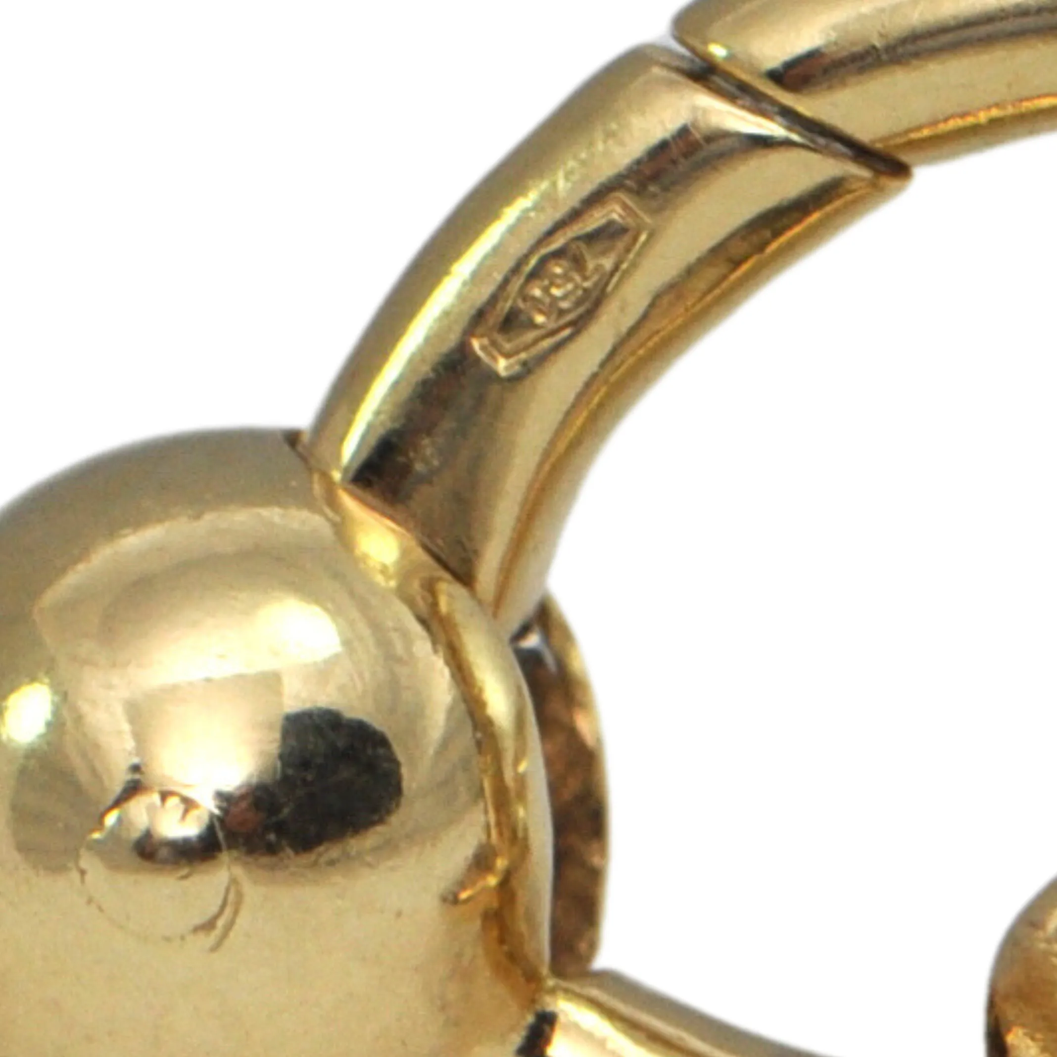Estate 'Pomellato' 18K Gold Oval and Round Link Necklace