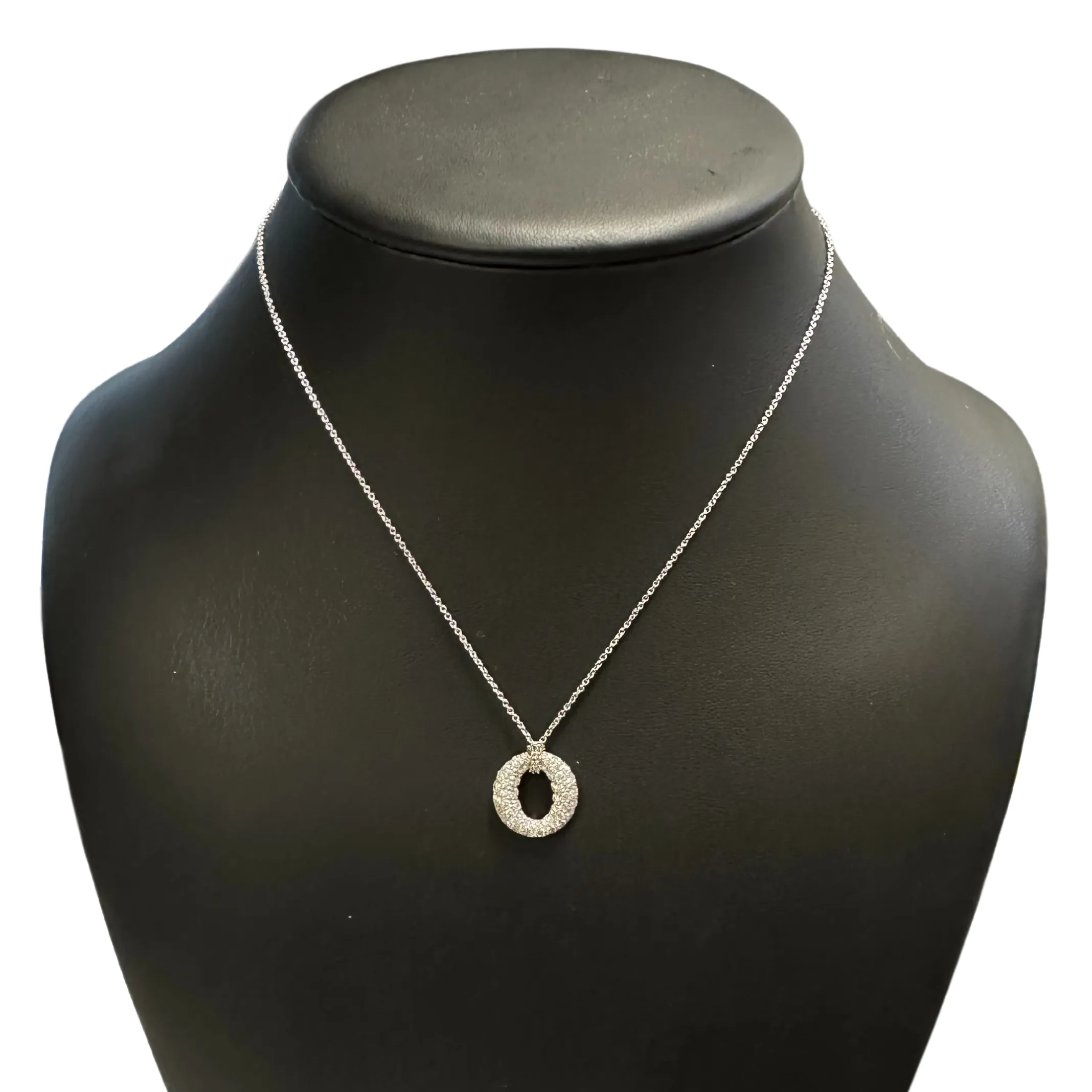 Estate Tiffany & Co. Elsa Peretti Sevillana Collection Diamond and Platinum Necklace