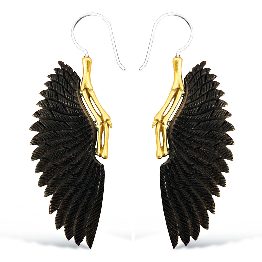 Etched Feathers - Horn