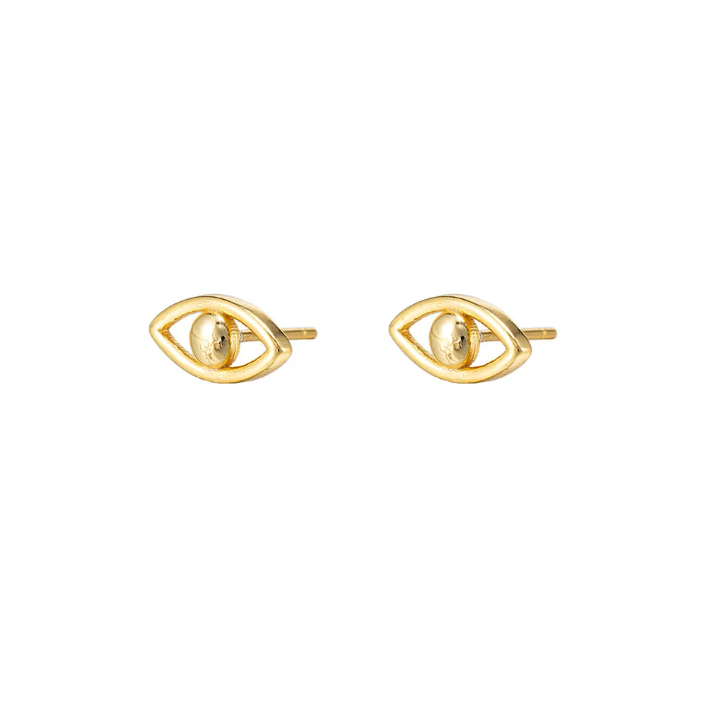 Evil Eye Stud Earrings