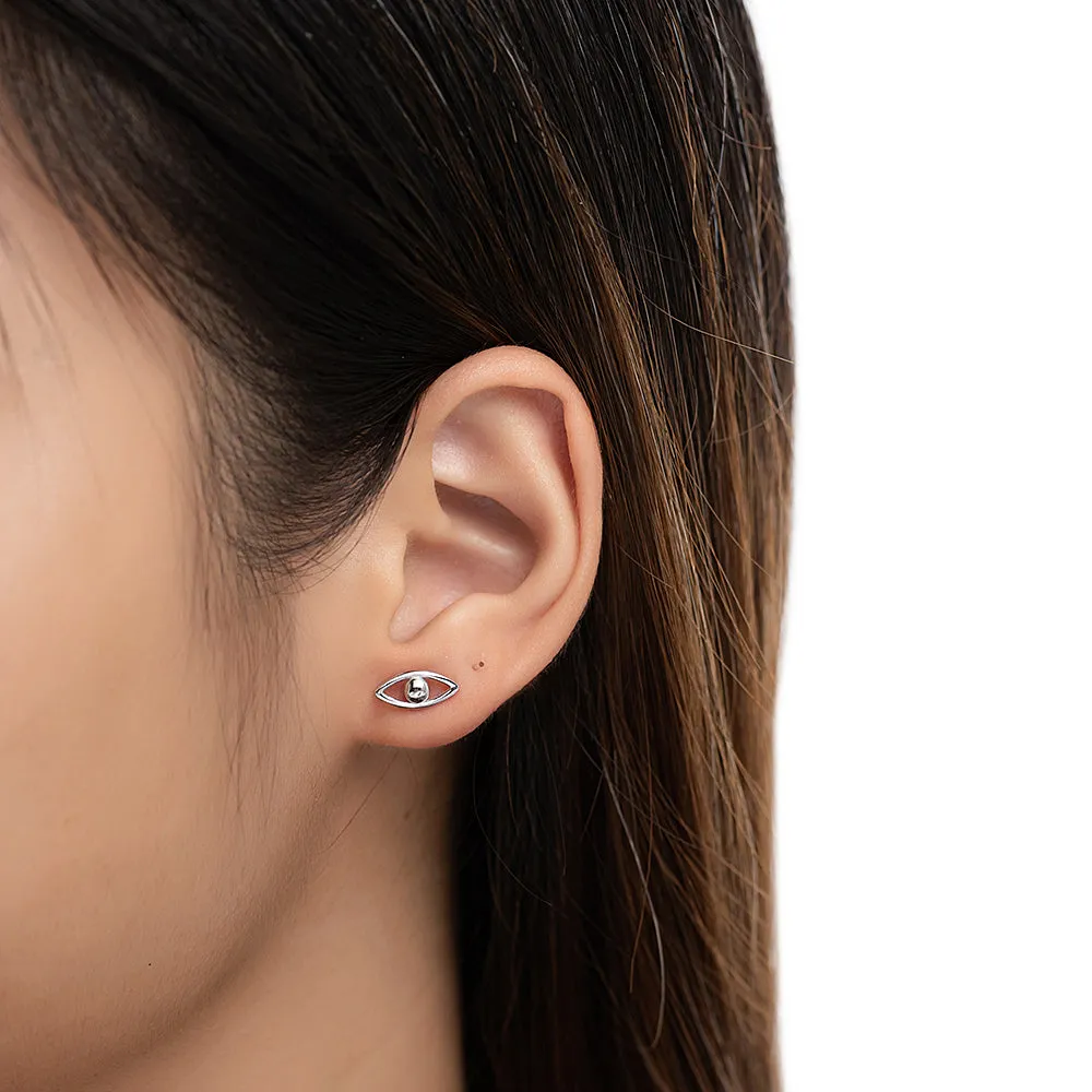 Evil Eye Stud Earrings
