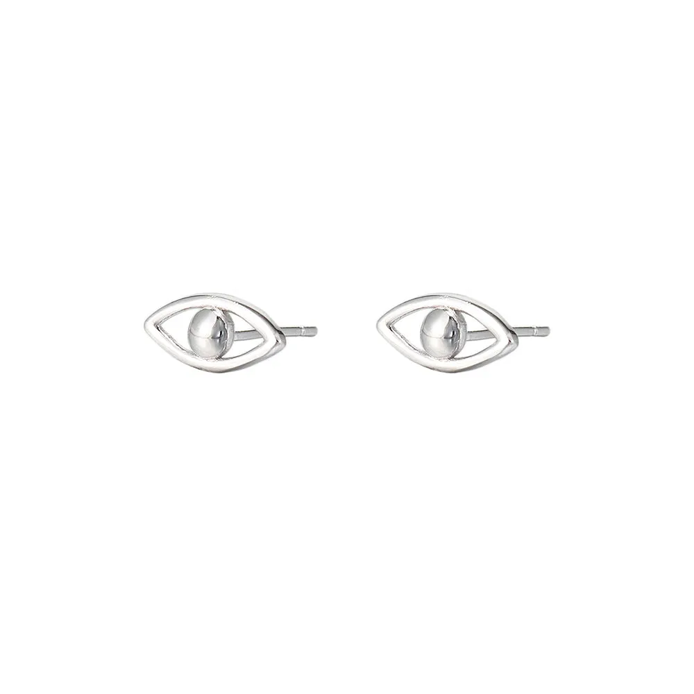 Evil Eye Stud Earrings