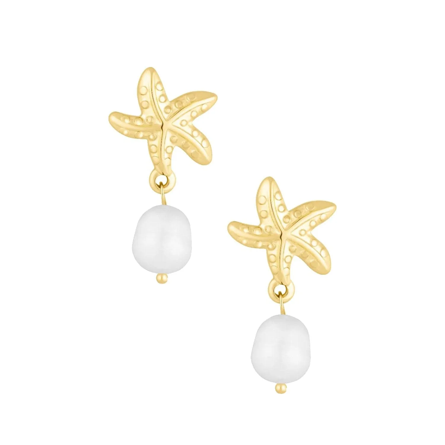 Farrah Pearl Stud Earrings