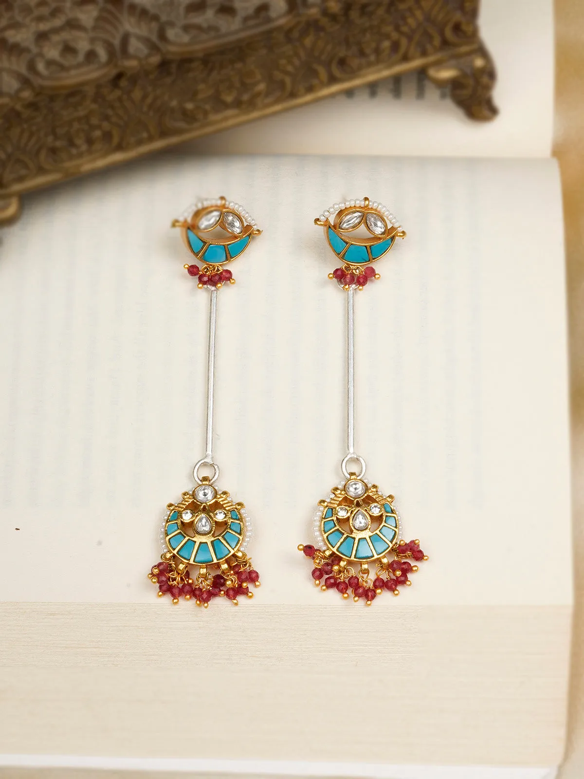 Firoza Color Mishr Earrings - MR-E127