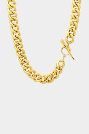 Full Palma Necklace, Yellow Gold Plate