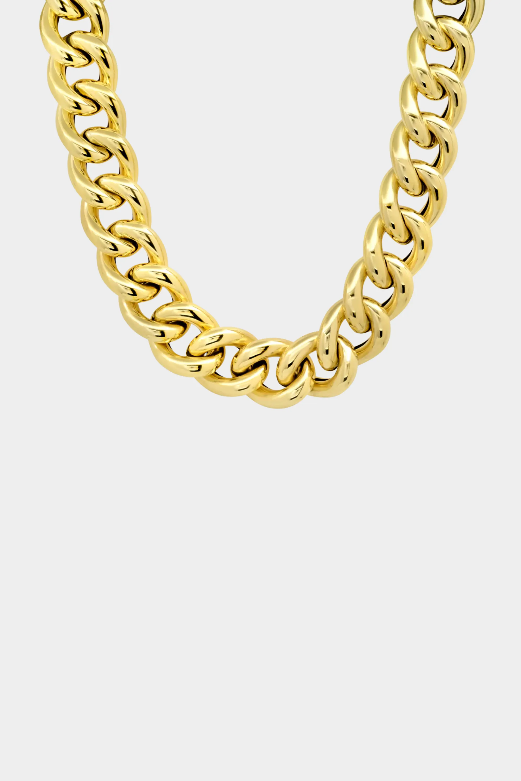 Full Palma Necklace, Yellow Gold Plate