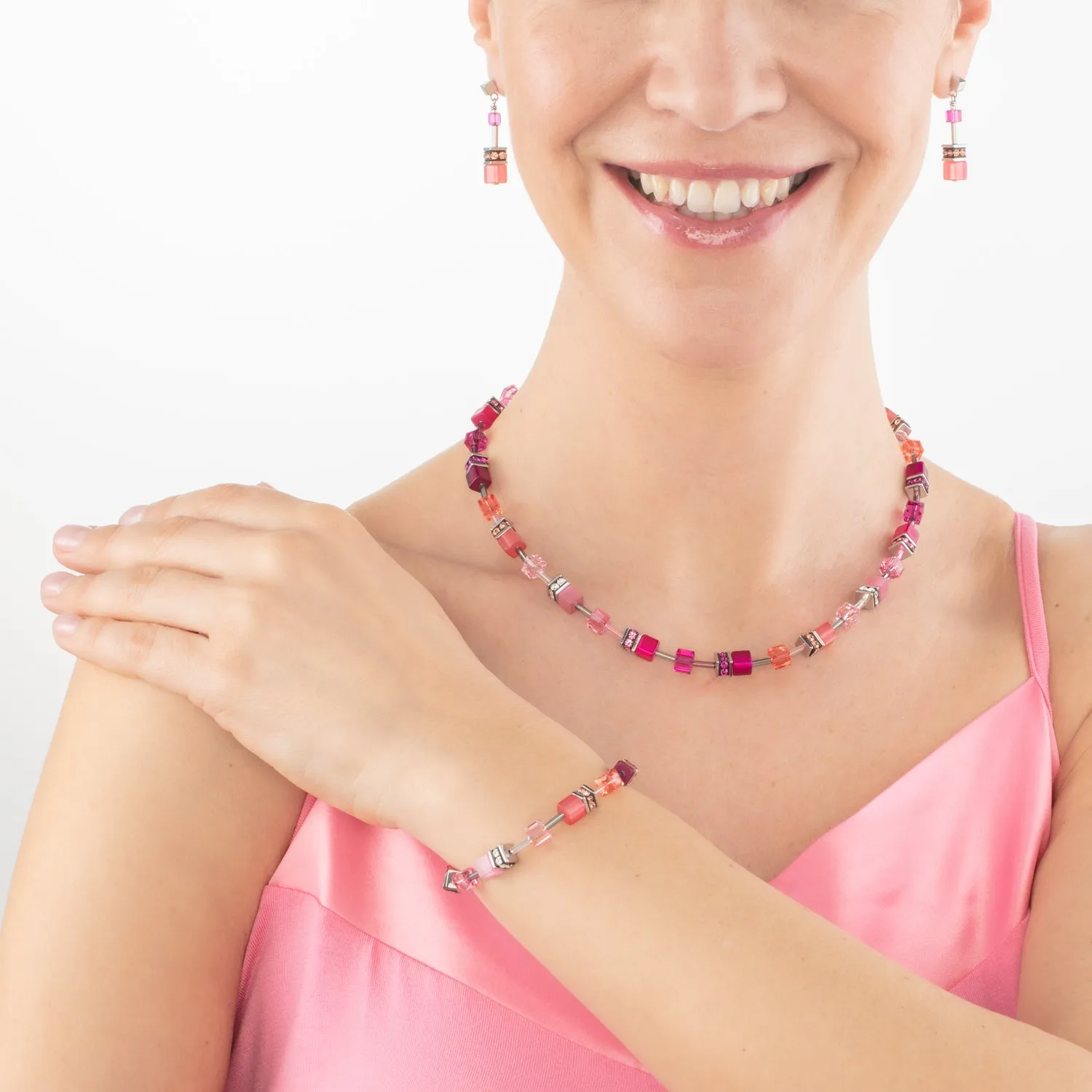 GeoCUBE? Iconic bracelet Viva Magenta
